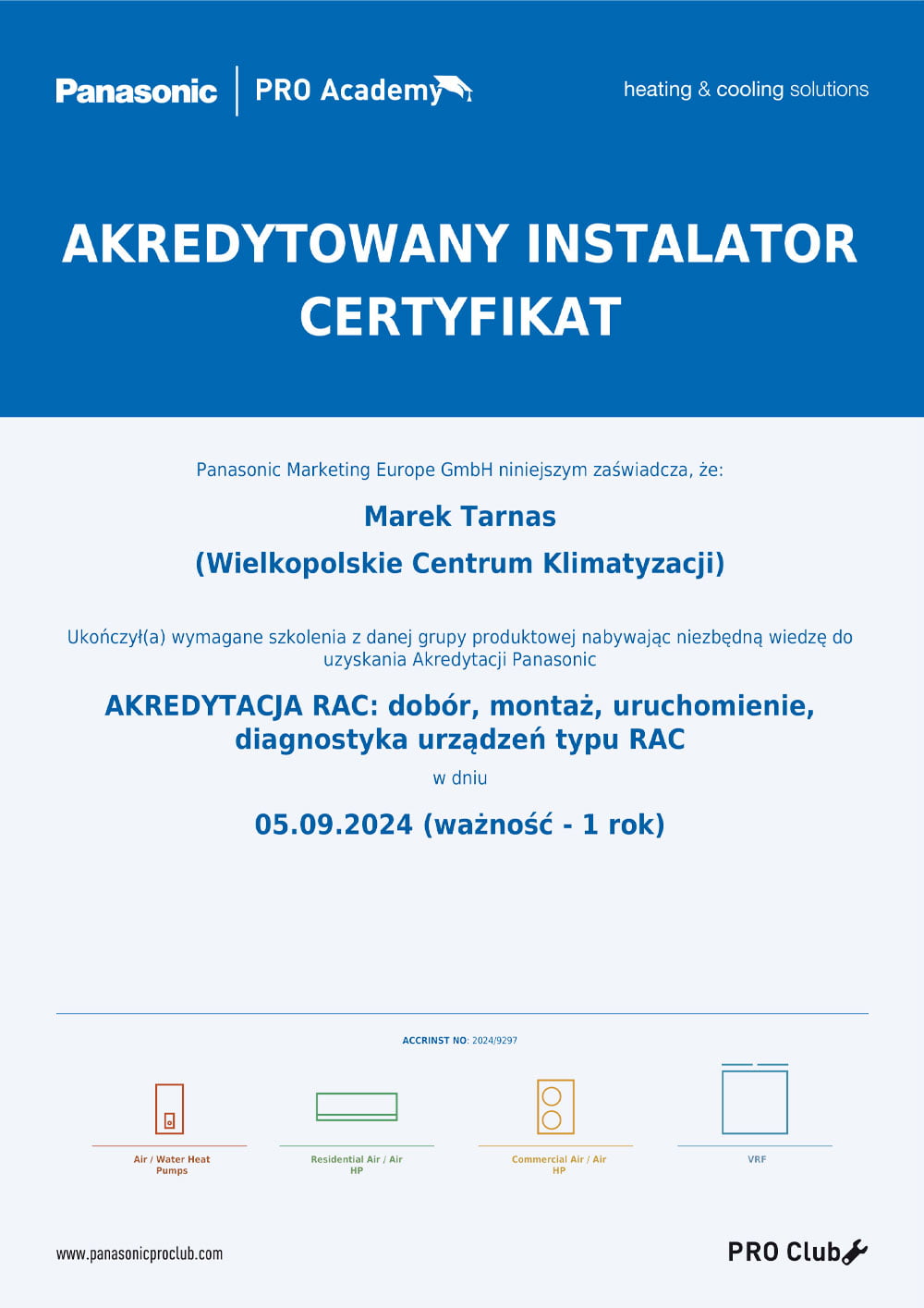 certyfikat_panasonic